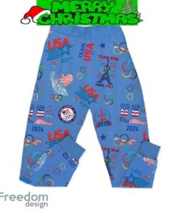 USA Olympic Paris 2024 Best Team Fleece Pajamas Set Gift Family image USA Olympic Paris 2024 Best Team Fleece Pajamas Set Gift Family - USA Olympic Paris 2024 Best Team Fleece Pajamas Set-6