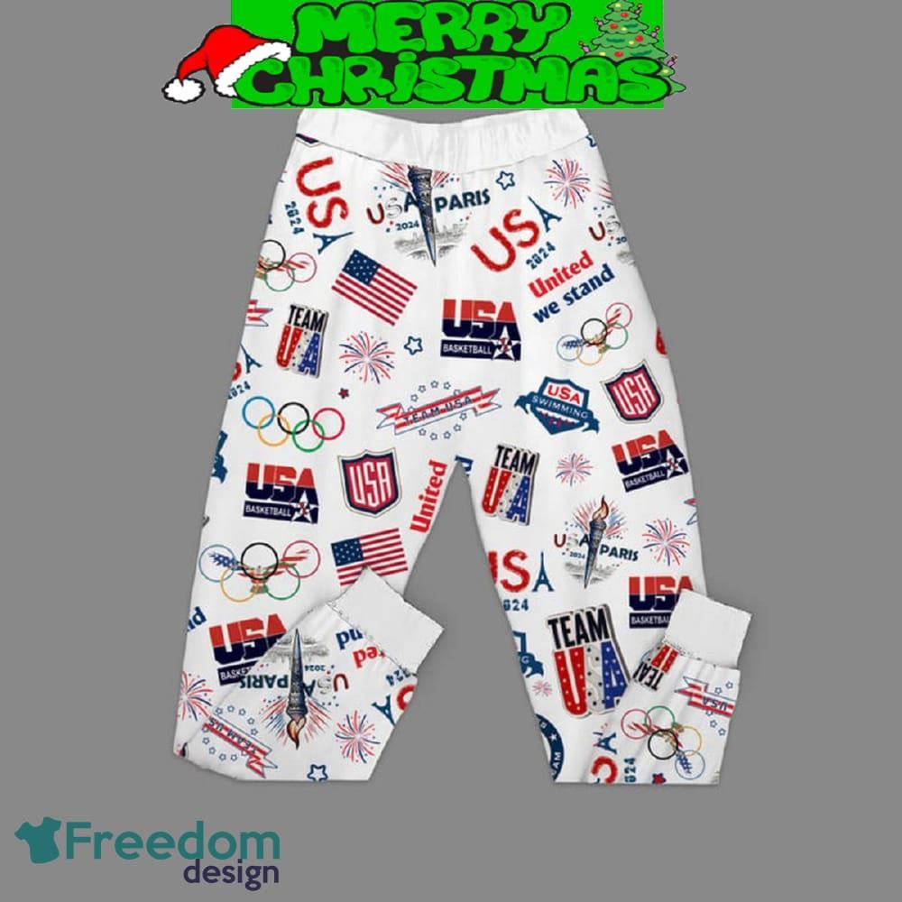 usa-olympic-paris-2024-dream-and-love-fleece-pajamas-set-for-christmas-2.jpg USA Olympic Paris 2024 Dream And Love Fleece Pajamas Set For Christmas - USA Olympic Paris 2024 Dream And Love Fleece Pajamas Set-3