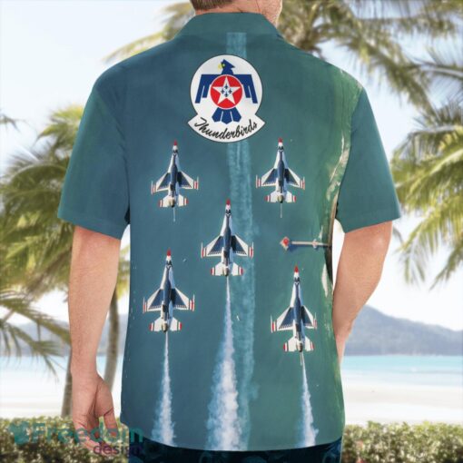 USAF Thunderbirds Air Show In Huntington Beach Aloha Hawaiian Shirt Beach Gift Shirt Product Photo 2