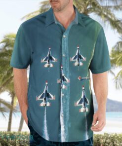 USAF Thunderbirds Air Show In Huntington Beach Aloha Hawaiian Shirt Beach Gift Shirt Product Photo 4