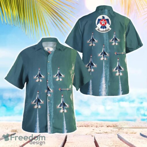 USAF Thunderbirds Air Show In Huntington Beach Aloha Hawaiian Shirt Beach Gift Shirt Product Photo 1