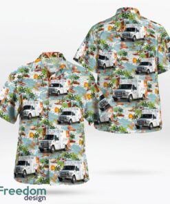 UT Health East Texas EMS Christmas Hawaiian Shirt Product Photo 1