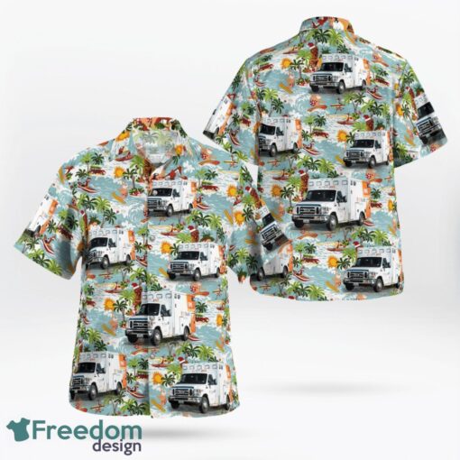 UT Health East Texas EMS Christmas Hawaiian Shirt Product Photo 1