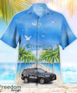 Utah, West Jordan Police Department Tropical 3D Hawaiian Shirt Gift For Summer Product Photo 2