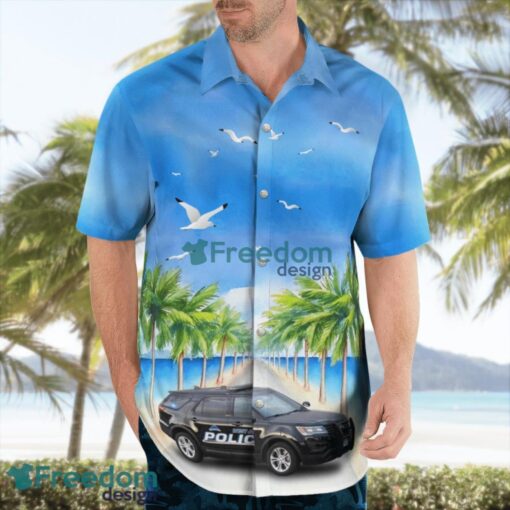 Utah, West Jordan Police Department Tropical 3D Hawaiian Shirt Gift For Summer Product Photo 3