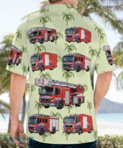 Utrecht, Netherlands, Brandweer Veiligheidsregio Utrecht Aloha Hawaiian Shirt Beach Gift Shirt Product Photo 2