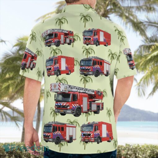 Utrecht, Netherlands, Brandweer Veiligheidsregio Utrecht Aloha Hawaiian Shirt Beach Gift Shirt Product Photo 2