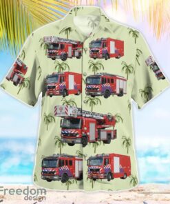 Utrecht, Netherlands, Brandweer Veiligheidsregio Utrecht Aloha Hawaiian Shirt Beach Gift Shirt Product Photo 3