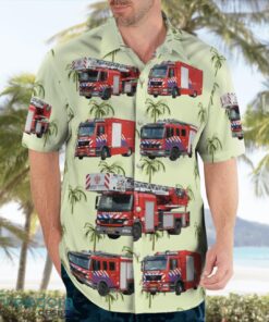 Utrecht, Netherlands, Brandweer Veiligheidsregio Utrecht Aloha Hawaiian Shirt Beach Gift Shirt Product Photo 4