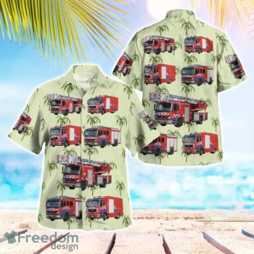 Utrecht, Netherlands, Brandweer Veiligheidsregio Utrecht Aloha Hawaiian Shirt Beach Gift Shirt Product Photo 1