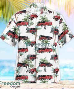 Valhalla, New York, Valhalla Fire Department Tropical 3D Hawaiian Shirt Gift For Summer Product Photo 2