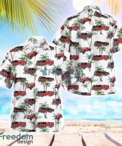 Valhalla, New York, Valhalla Fire Department Tropical 3D Hawaiian Shirt Gift For Summer Product Photo 1