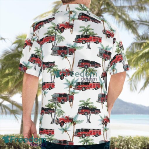 Valhalla, New York, Valhalla Fire Department Tropical 3D Hawaiian Shirt Gift For Summer Product Photo 4