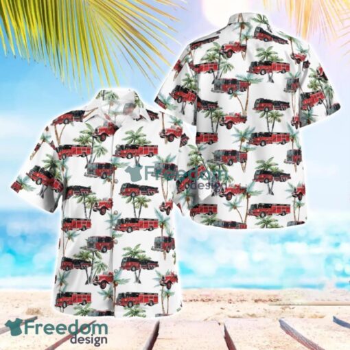 Valhalla, New York, Valhalla Fire Department Tropical 3D Hawaiian Shirt Gift For Summer Product Photo 1