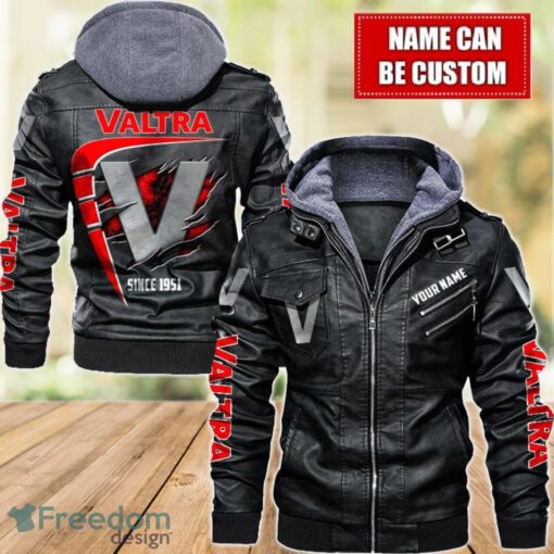 Valtra 2D Leather Jacket For Men Custom Name Special Gift Ideas Product Photo 1