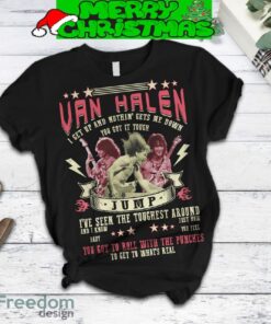 Van Halen I Get Up And Nothin’ Get Me Down Fleece Pajamas Set Full Print Christmas For Women - Van Halen I Get Up And Nothin’ Get Me Down Fleece Pajamas Set-2