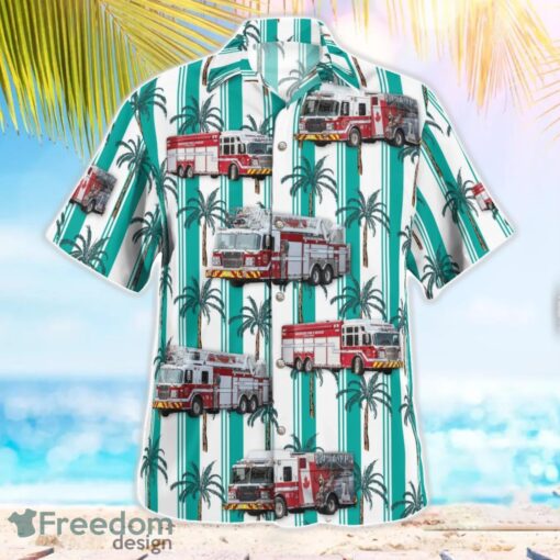 Vancouver, British Columbia, Vancouver Fire and Rescue Services Hawaiian Shirt Beach Shirt For Men And Women Product Photo 2