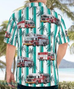 Vancouver, British Columbia, Vancouver Fire and Rescue Services Hawaiian Shirt Beach Shirt For Men And Women Product Photo 4