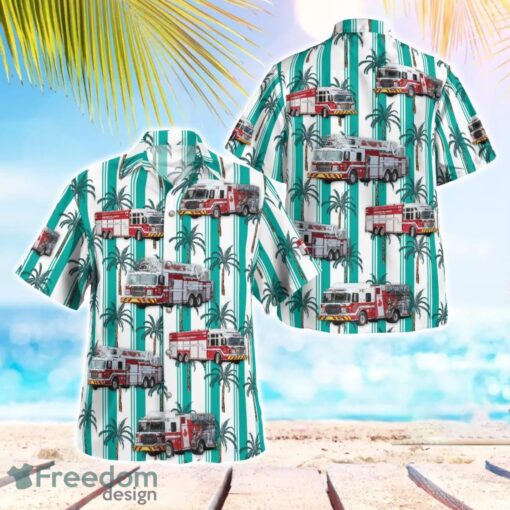 Vancouver, British Columbia, Vancouver Fire and Rescue Services Hawaiian Shirt Beach Shirt For Men And Women Product Photo 1