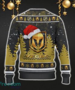 Vegas Golden Knights Car For Fans 3D Sweater Ugly Christmas Santa Hat Tree Gift For Men Women - Vegas Golden Knights Ugly Christmas Sweater_3
