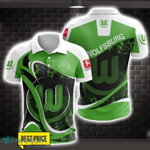 VfL Wolfsburg 3D Polo Shirt Special Gift For Fans Holiday Gift Product Photo 1