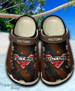 Victory Curate Clogs Shoes Brown Beach Logo Car For Fans Hot Holidays Gift Clogs Shoes