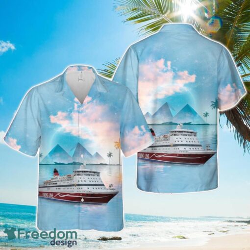 Viking Line Hawaiian Shirt Beach Summer Gift Product Photo 1