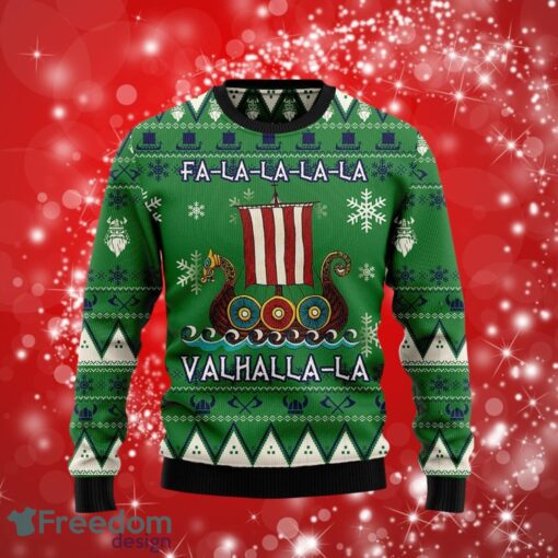 Viking Valhalla Christmas Full Over Print Gifts Christmas 3D Sweater Shirt Product Photo 1