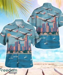 Virgin Australia Airlines Boeing 737-800 Tropical 3D Hawaiian Shirt Gift For Summer