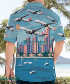 Virgin Australia Airlines Boeing 737-800 Tropical 3D Hawaiian Shirt Gift For Summer Product Photo 4