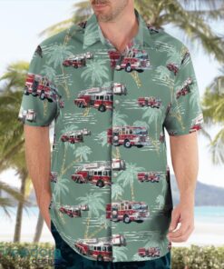 Virginia, Bowling Green Volunteer Fire Department Hawaiian Shirt Product Photo 4