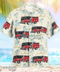 Virginia Floyd County Volunteer Fire Department Tropical 3D Hawaiian Shirt Gift For Summer Product Photo 2