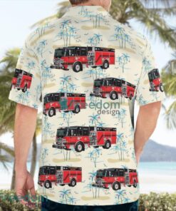 Virginia Floyd County Volunteer Fire Department Tropical 3D Hawaiian Shirt Gift For Summer Product Photo 4