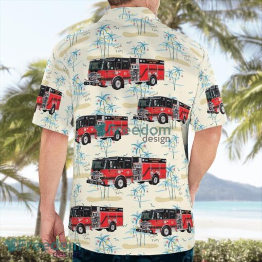 Virginia Floyd County Volunteer Fire Department Tropical 3D Hawaiian Shirt Gift For Summer Product Photo 4