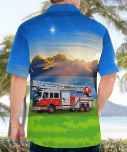 Viroqua, Wisconsin, Viroqua Fire Department Aloha Hawaiian Shirt Beach Gift Shirt Product Photo 2