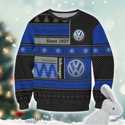 Volkswagen Logo Ugly Christmas Sweater For Fans Men And Women Christmas Gift Ideas Product Photo 2