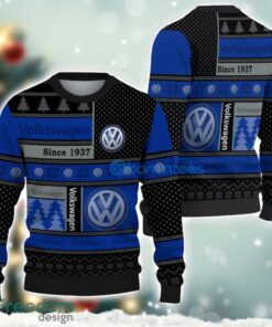 Volkswagen Logo Ugly Christmas Sweater For Fans Men And Women Christmas Gift Ideas Product Photo 1