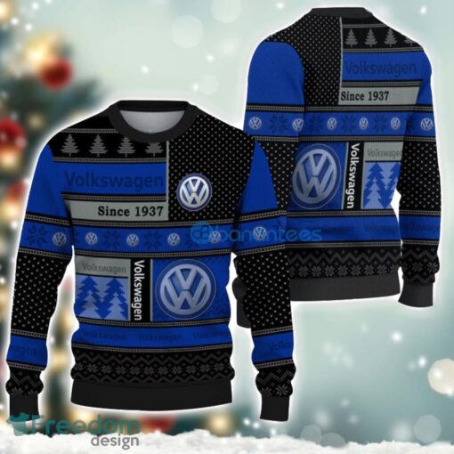 Volkswagen Logo Ugly Christmas Sweater For Fans Men And Women Christmas Gift Ideas Product Photo 1