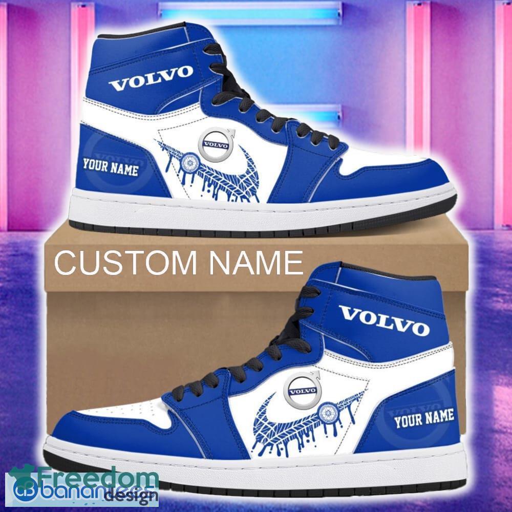 Volvo Car Air Jordan 1 Hightop Shoes New For Fans Gift AJ1 Sneaker Custom Name image Volvo Car Air Jordan 1 Hightop Shoes New For Fans Gift AJ1 Sneaker Custom Name - Volvo Air Jordan 1 Hightop Shoes_4