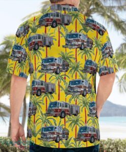 Wagontown Fire Co Coatesville, Pennsylvania Summer Hawaiian Shirt Product Photo 2