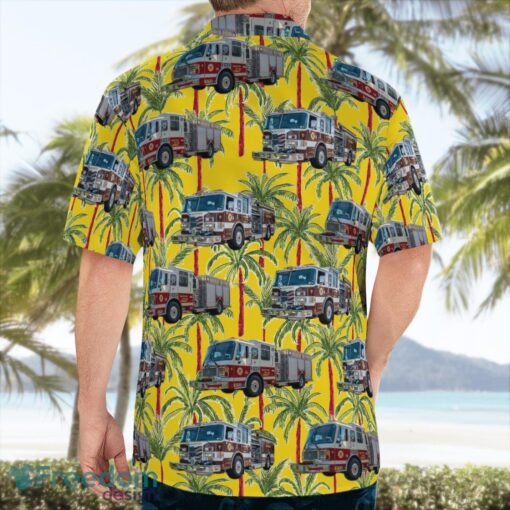 Wagontown Fire Co Coatesville, Pennsylvania Summer Hawaiian Shirt Product Photo 2