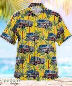 Wagontown Fire Co Coatesville, Pennsylvania Summer Hawaiian Shirt Product Photo 3