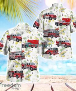 Wallingford, Connecticut, Wallingford Fire Department Tropical 3D Hawaiian Shirt Gift For Summer