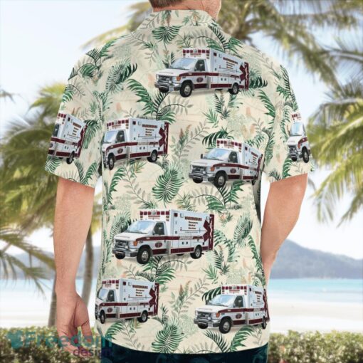 Warren County, New York, Warrensburg EMS Hawaiian Shirt Product Photo 2