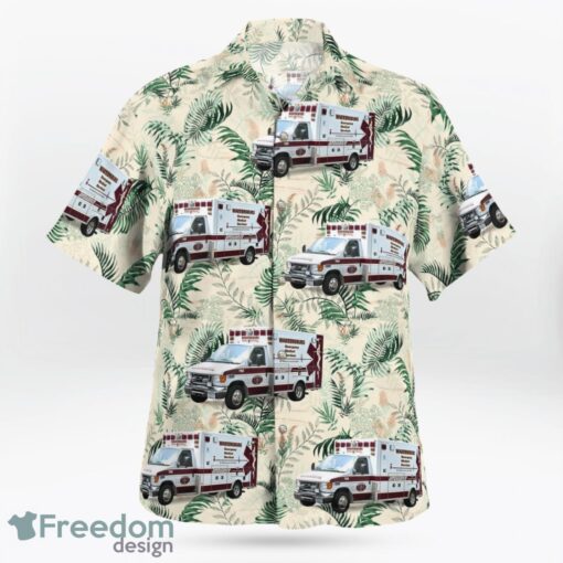 Warren County, New York, Warrensburg EMS Hawaiian Shirt Product Photo 3