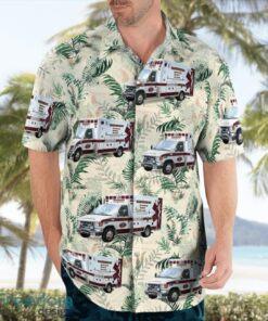 Warren County, New York, Warrensburg EMS Hawaiian Shirt Product Photo 4