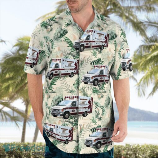 Warren County, New York, Warrensburg EMS Hawaiian Shirt Product Photo 4