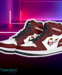 Washington Commanders Air Jordan Hightop Shoes New Custom Name For Fans Gift Sneaker - Washington Commanders Air Jordan Hightop Shoes Photo 5