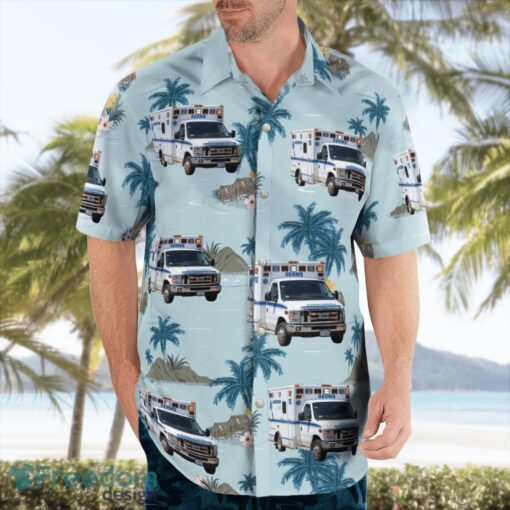 Washington DC, Georgetown Emergency Response Medical Service Hawaiian Shirt Beach Shirt For Men And Women Product Photo 3