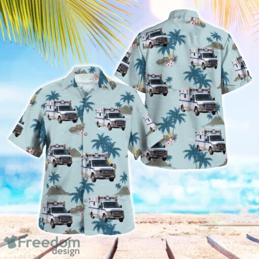 Washington DC, Georgetown Emergency Response Medical Service Hawaiian Shirt Beach Shirt For Men And Women Product Photo 1